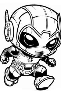 Avengers kolorowanka z Ant-Manem, do druku dla malucha