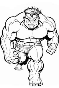 Kolorowanka Avengers z Hulkiem do druku, to świetny sposób na rozwijanie kreatywności i zainteresowania komiksami u dzieci