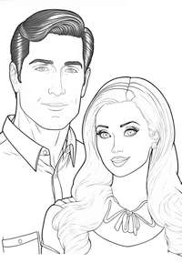 Barbie z Kenem do malowania