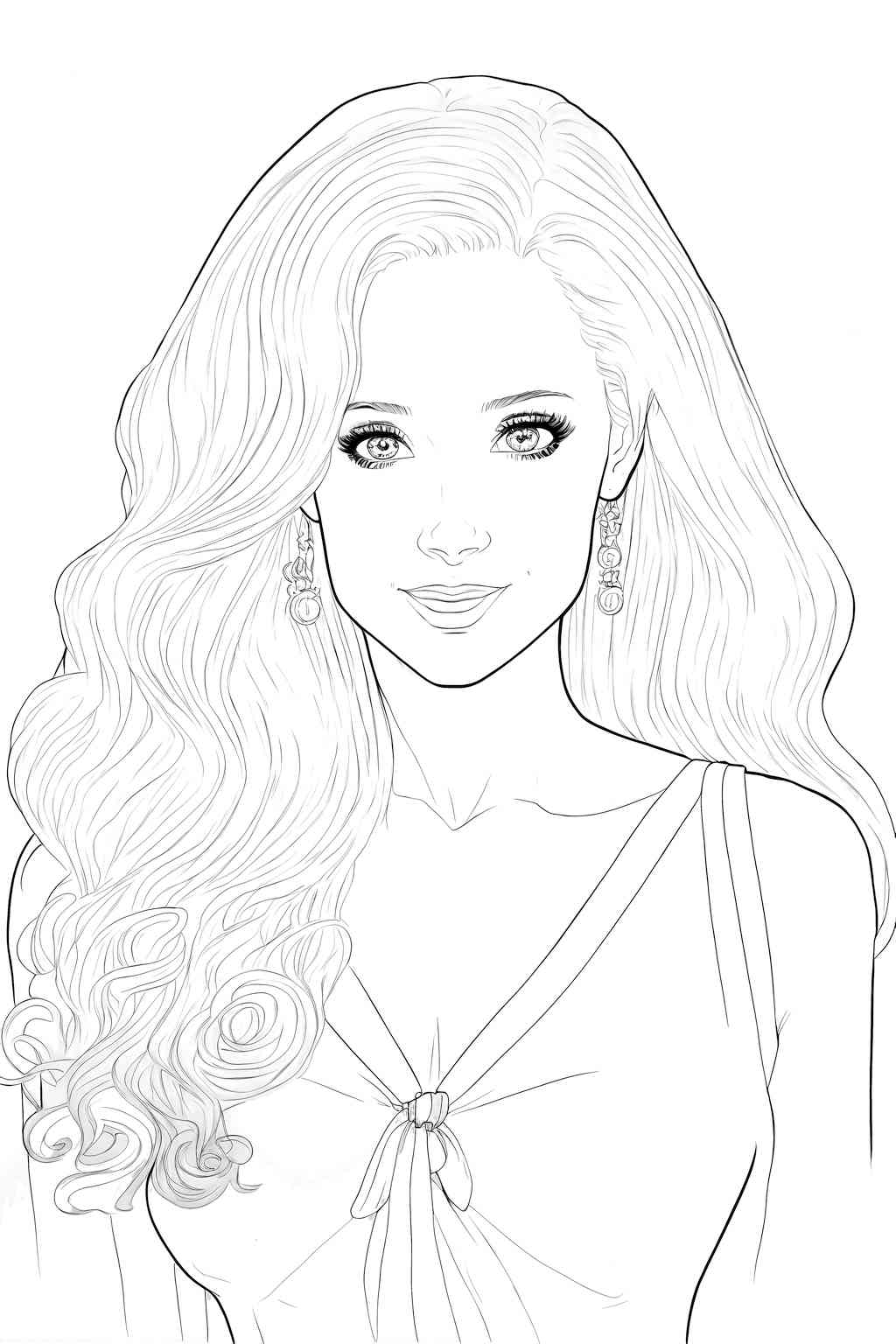 Barbie do pokolorowania