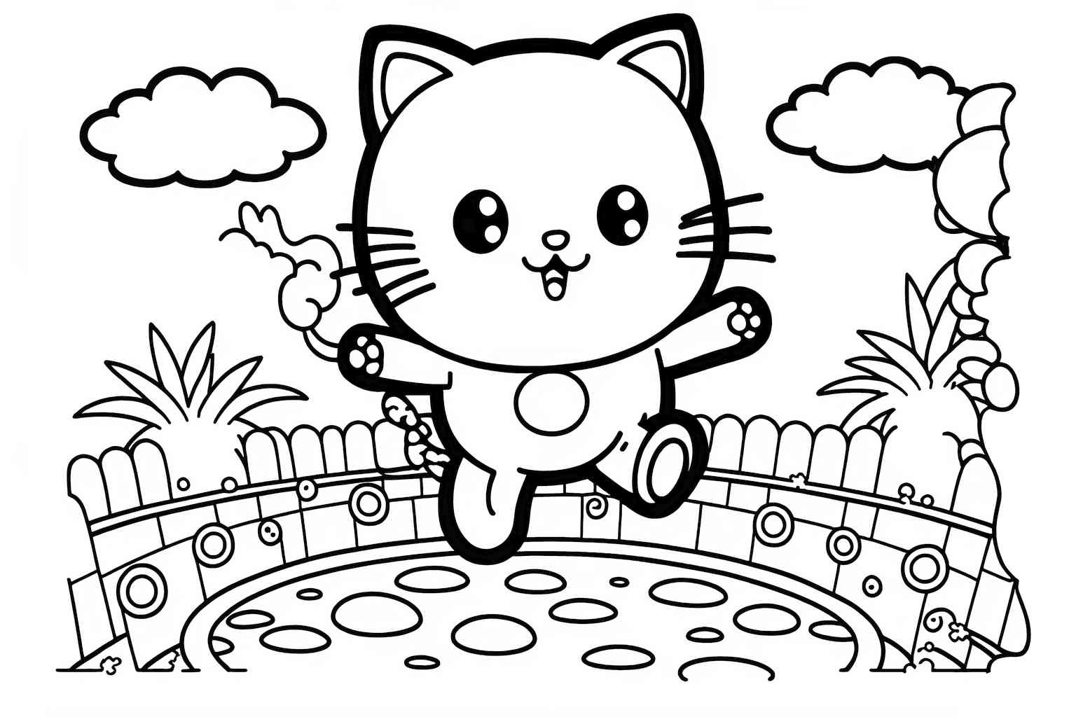 Hello Kitty wesoły na basanie