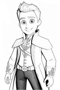 Drukowana kolorowanka z Hansem