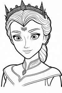 Królowa Iduna do pokolorowania