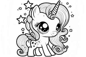 Zafunduj dziecku podróż do świata jednorożców - My Little Pony kolorowanka do wydruku