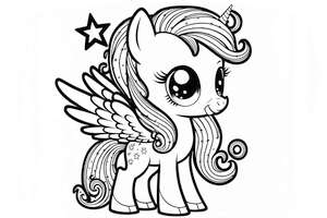 Zabierz dziecko w kolorową podróż z jednorożcem My Little Pony