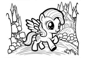 Ładna kolorowanka My Little Pony do druku