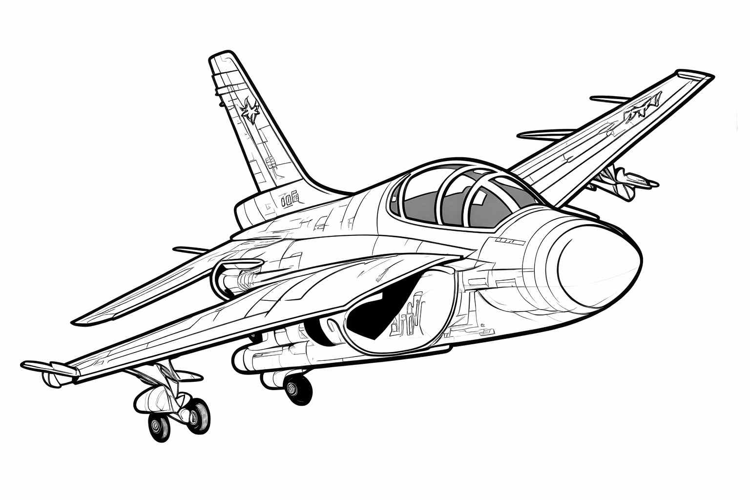 Kolorowanka z samolotem odrzutowym do druku - niezwykła przygoda w zasięgu ręki