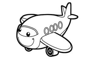 Kolorowanka z samolotem pasażerskim do druku - naucz swoje dziecko o odpowiedzialności i bezpieczeństwie podczas lotów