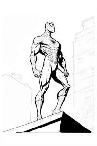 Świetna zabawa z kolorowanką ze spidermanem do druku