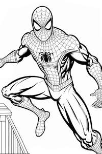 Każdy maluch lubi kolorowanki ze spidermanem