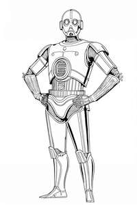 Wykorzystaj swoją wyobraźnię i namaluj C3PO ze Star Wars