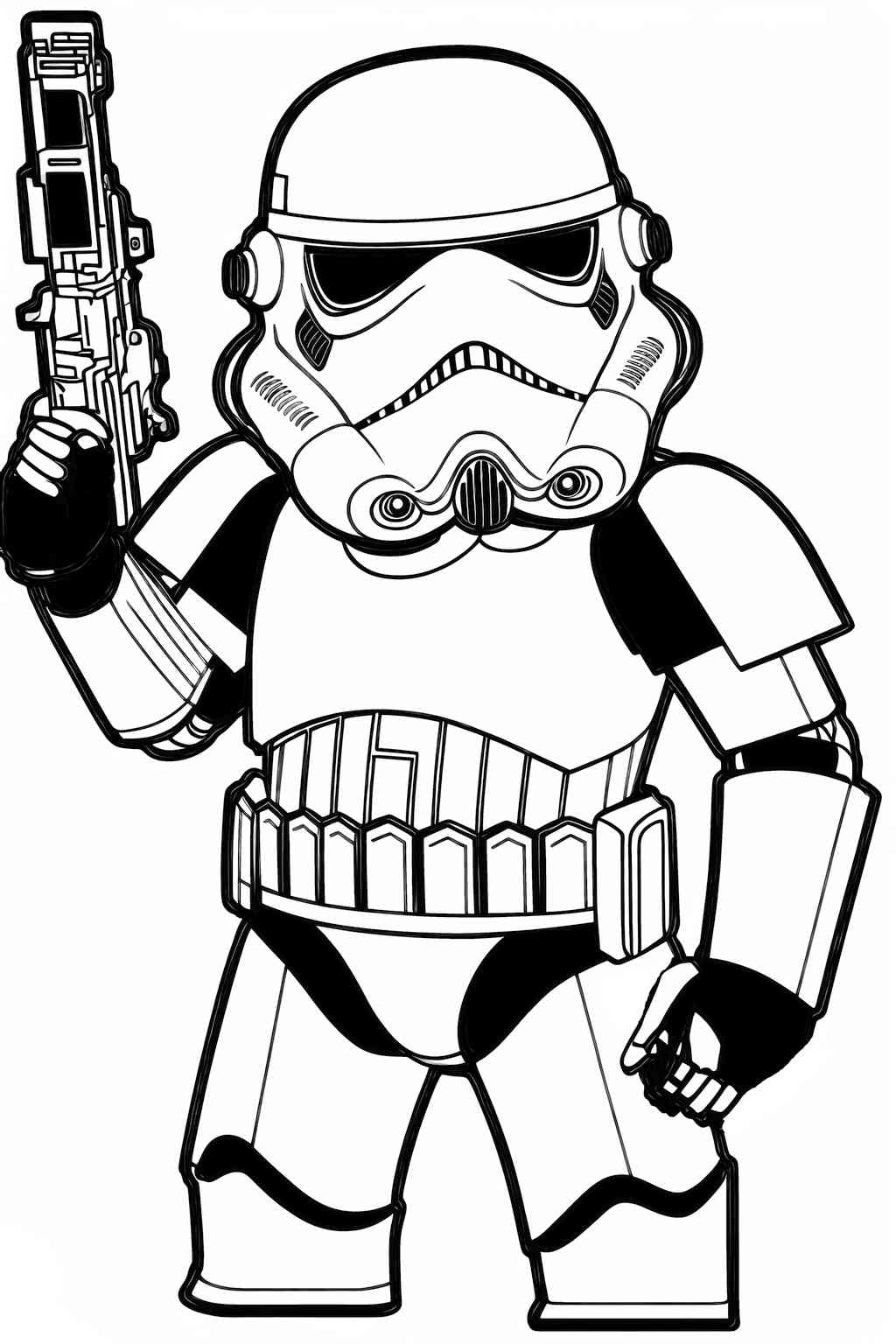 Kolorowanka szturmowca Imperium z 