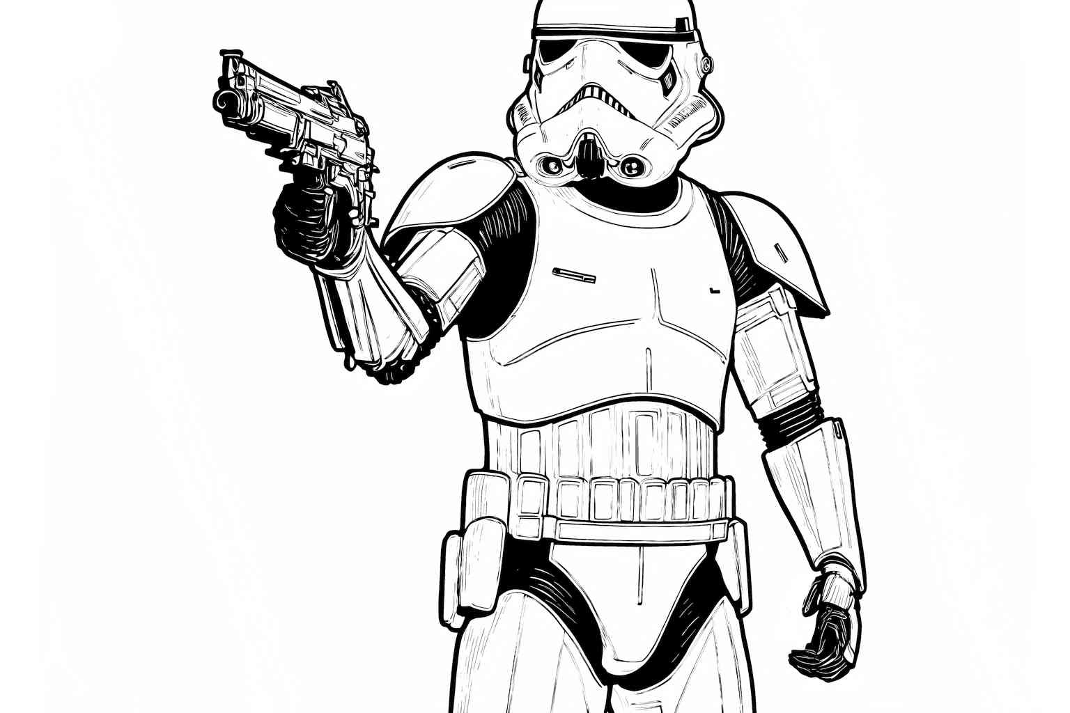 Szturmowiec jako kolorowanka dla dziecka