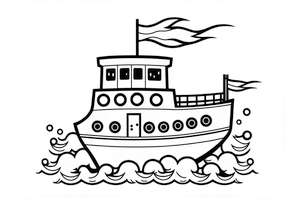 Zabawa z rysunkowym promem do druku